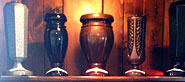 Granite and Metal Vases
